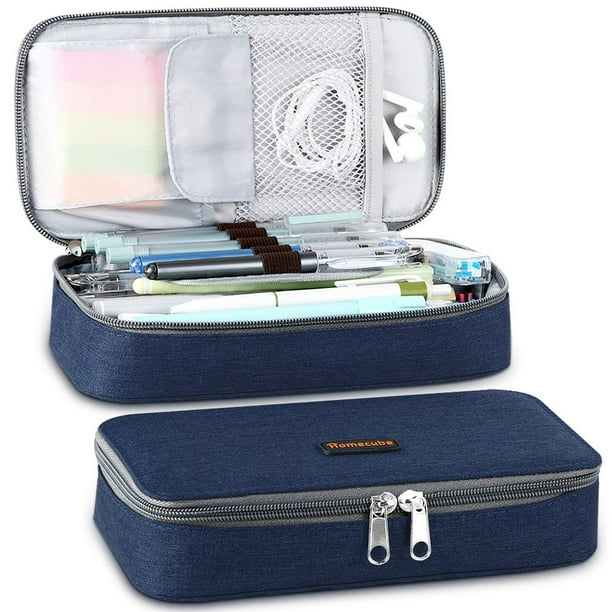 Large Pencil Case Organization Storage Pencil Pouch Bag Stationery Pen Case Box with Zipper Closure Big Capacity Makeup Pen Pouch Durable Students Stationery Green Large Pencil Case Organization Storage Pencil Pouch Bag Stationery Pen Case Box with Zipper Closure Big Capacity Makeup Pen Pouch Durable Students Stationery Green